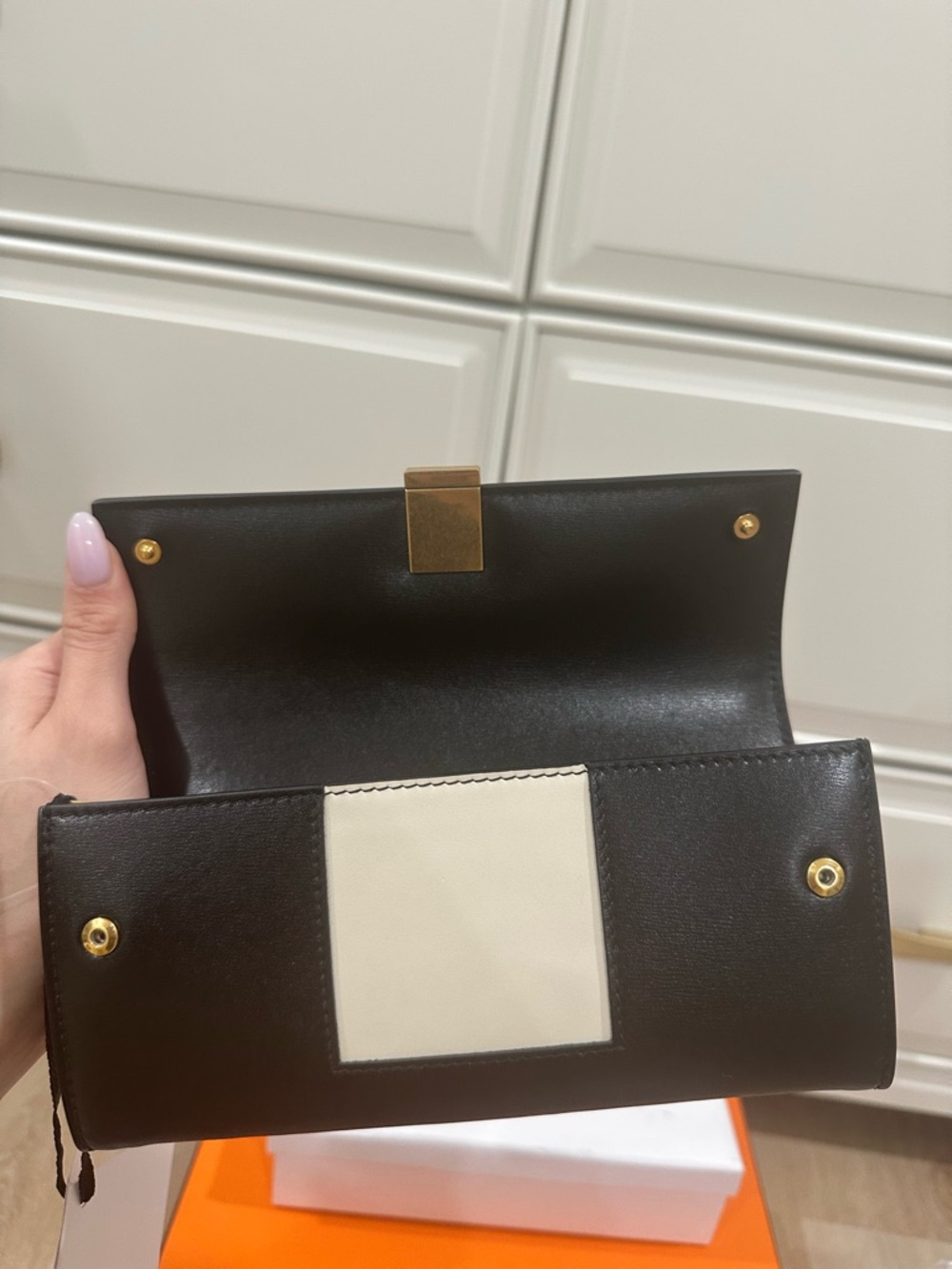NWT Balmain 1945 Heritage Black & Ivory Long Wallet - Picture 5 of 8